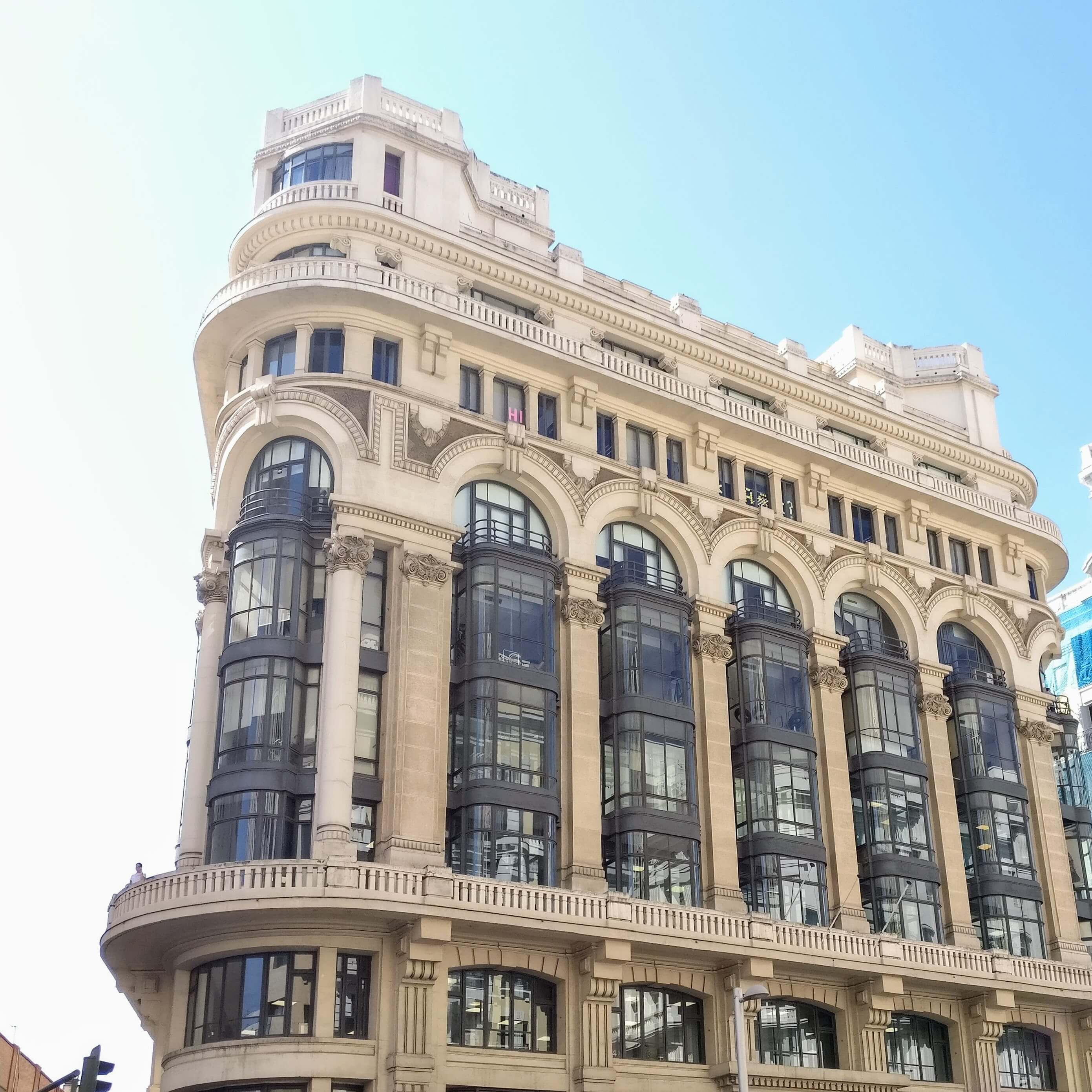 Another architectural view in Madrid